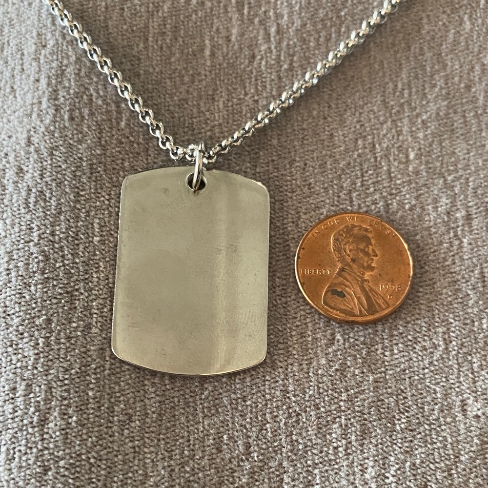 Stainless Steel Dog Tag Necklace